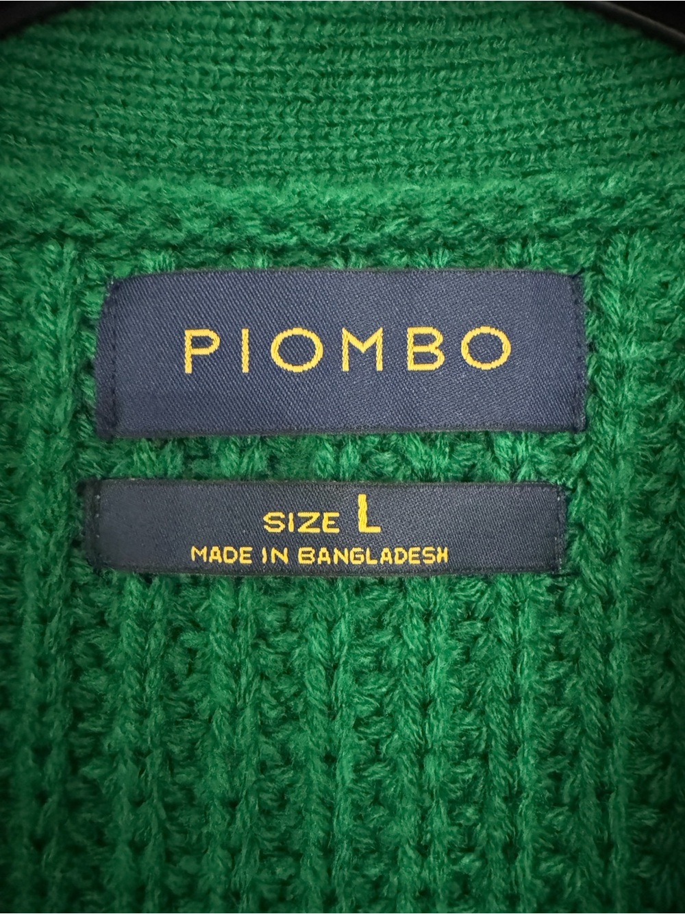 Piombo Green Oversized V-Neck Button Cardigan Sweater - Picture 4 of 9